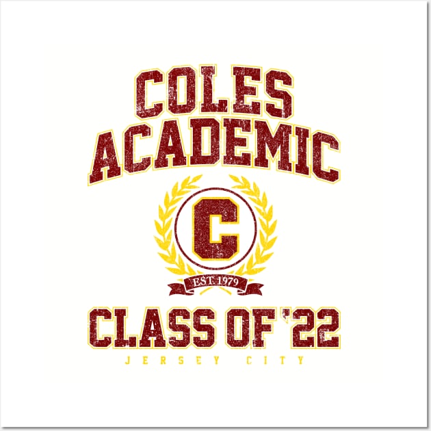 Coles Academic High School Class of 22 | Ms. Marvel (Variant) Wall Art by huckblade